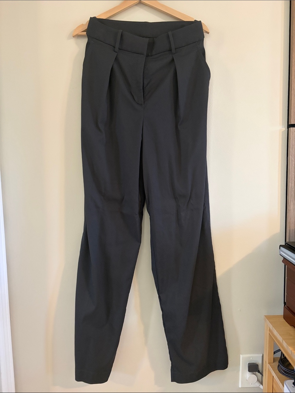 lululemon athletica Black High-Rise Wide-Leg Trousers